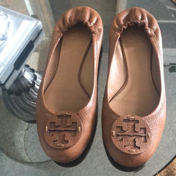 Tan Tory Burch Flats Size 11 - Picture 2 of 6